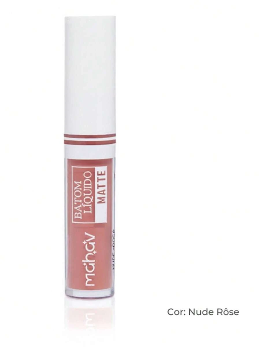 Mahav Matte Liquid Lipstick - Color: Rosado desnudo - Ver 1