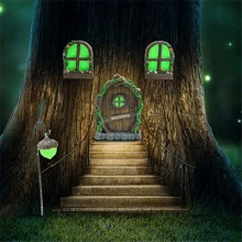Resin Miniature Fairy Dwarfs Home Windows And Welcome Doors With Fairy Lanterns 4 Pieces Set, Fairy Doors And Windows For Trees, Glow-In-The Dark Courtyard Art Sculptures To Decorate Children's Rooms, Walls And Trees Outdoor Decorative Accessories Fairy Welcome Door And Window With Fairy Lantern 4 Pieces Set, Resin Fairy Door And Window Pendant Set, With Glow-In-The-Dark Windows, Tree Miniature Sculpture, Outdoor Decorative Accessories, Suitable For Garden Art Deco Lawn Tree Home Wall Hanging - Multicolor - View 7
