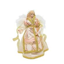 Kit 3 Decorative Angels Christmas Pendant Luxury Rose And Gold 17cm - Noel Decor - Màu hồng gỉ - Xem 3