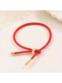1pc Fashion Minimalist String Bracelet For Women For Daily Decoration - Black - View 23