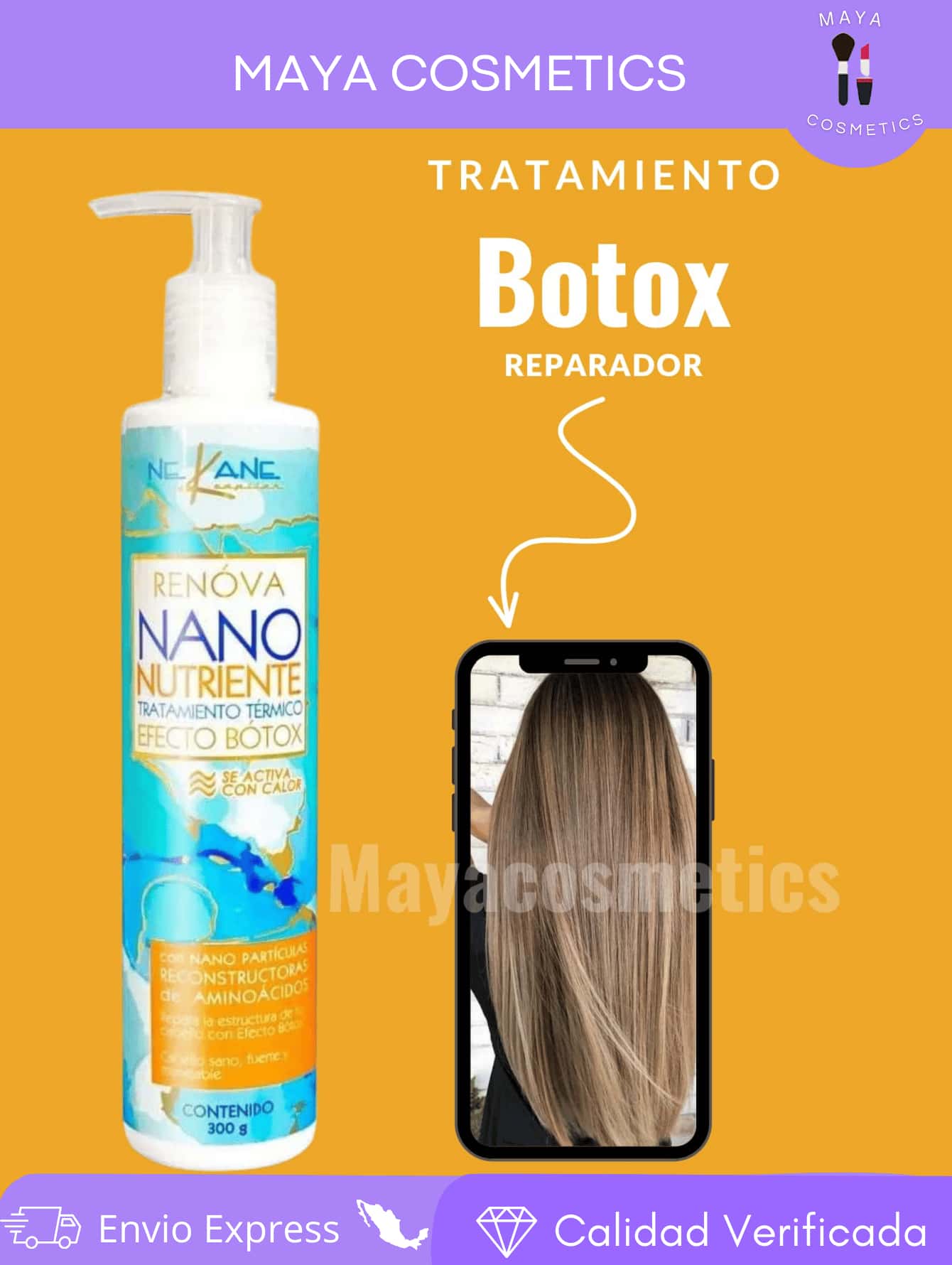 Nekane Nano Nutrient Hair Treatment 300ml Repairing Treatment - 寶藍色 - 查看 1