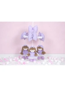 Cloth Dolls Mobile Dress Lese For Baby Rooms - Ornaments And Decoration - 紫丁香 - 查看 2