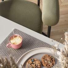 MUNDO DA PORCELANA Pink Porcelain Coffee Cup Set 6 Pieces - World Of Porcelain - Baby Pink - View 2