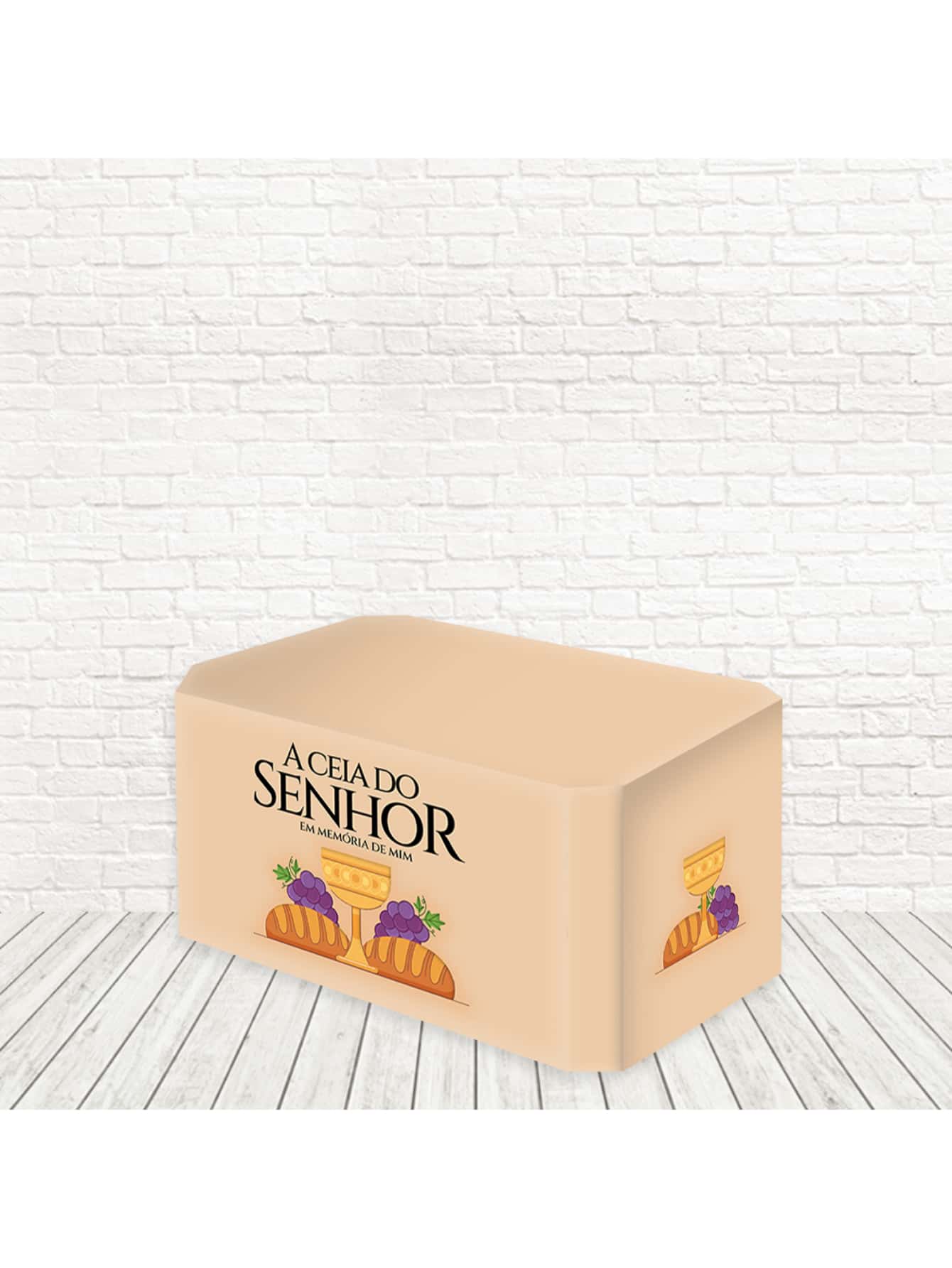 Felicita Tablecloth Cover Decoration Sublimated 3D Fabric Easy To Wear Holy Supper 0.70Lx1.40H - FTM-043 - Xem 1