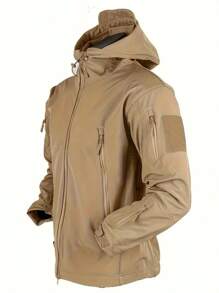 Chamarra Tactica Militar Térmica Impermeable Tactico Hombre - Caqui - Ver 7