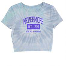 Nevermore Academy Wednesday Cropped T-Shirt - Eternity - View 5