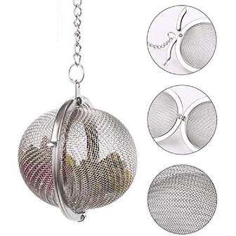 1pc FDA Grade 304 Stainless Steel Kitchen Pot Strainer, Tea Infuser, Tea Ball Filter
