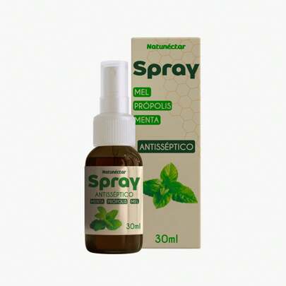 Spray Antisséptico de Própolis e Mel Sabores 30ml - Natunectar