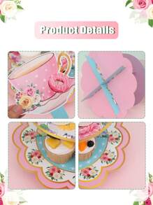 1 chiếc giá đựng bánh kiểu ấm trà, giá đựng tráng miệng, giá đựng bánh donut và cupcake cho tiệc trà chiều, vật trang trí trung tâm bàn tiệc cưới, trang trí ngày lễ mùa xuân hè, trang trí bàn ăn cho tiệc cưới, sinh nhật, tiệc mừng em bé, tiệc tụ họp bạn bè, giá đựng đồ dùng nấu ăn trong bếp, đồ dùng trang trí tiệc, trang trí tiệc màu hồng, đồ dùng tiệc sinh nhật, quà tặng tiệc. - Hồng - Xem 7