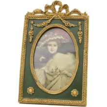 1 件复古树脂相框，乡村农舍风格，墙壁装饰相框 - 彩色 - 查看 1