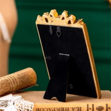 1 件复古树脂相框，乡村农舍风格，墙壁装饰相框 - 彩色 - 查看 5