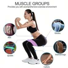 1/3pcs Fitness Elastic Bands With Resistance Level, Exercise Training Tension Fabric Belt For Body Stretching, Yoga Pilates Workout Equipment,Suitable For Gym And Home Workouts