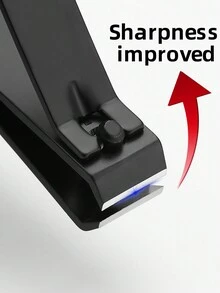 Heavy Duty Sharp Nail Clipper, Easy To Cut Fingernails And Toenails, Home And Travel Use - Black - View 5