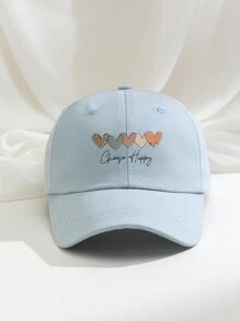 1 boné de beisebol ajustável e respirável com estampa "Chaafe Happy", chapéu de sol para golfe ao ar livre, chapéu de sol moderno com aba curva para mulheres e homens, adequado para todas as estações. - boné de baseball - Ver 8