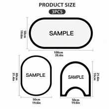 1/3 Juego de alfombras de baño vintage antideslizantes y absorbentes de silicona, con un grosor de 2,5 mm, diseño vintage, alfombra en forma de U para el inodoro, felpudo para el lavabo, decoración de piso de baño, alfombra de entrada, decoración de otoño, accesorios de baño, decoración de entrada para volver al colegio