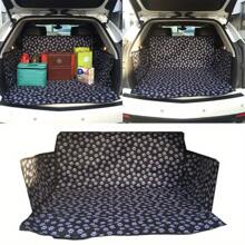 Waterproof Heavy Duty Dog Car Boot Liner Bumper Dirt Pad Pet Cover Protector Mat - Black - View 1