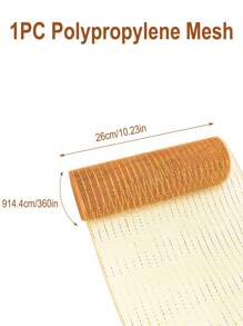 1/2Pcs Christmas Decorations 13 Types Of Net Ribbon 10 Yards Gold Polypropylene Mesh, DIY Wreath Bow Ribbon, Merry Christmas 2025 New Year Gift Wrapping Supplies Ribbon, Birthday Wedding Holiday Party Background Decorative Gauze, Christmas Tree Decoration, Wreaths, Stair Decoration Net Ribbon, Xmas Party Decor, Xmas Decor - Multicolor - View 15