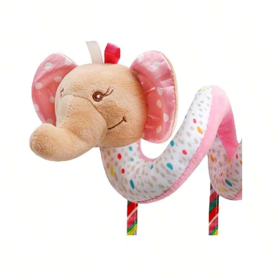 1pc Baby Rattle Hanging Stroller And Car Seat Toys High Contrast