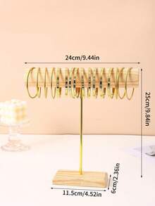 bianya 1 件装木制手链耳环项链展示架支架珠宝收纳架适用于家庭或商店 - 彩色 - 查看 7