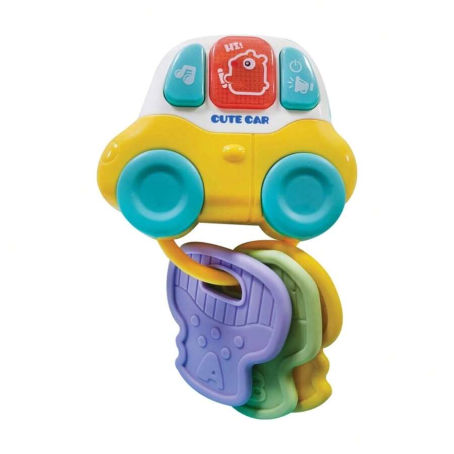 Baby Stroller Teether With Multifunctional Keys Sound And Light Polibrinq - BB3024 - 彩色 - 查看 1