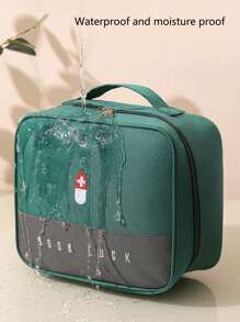 1pc Large Capacity Canvas Tote Bag For Work And Outing Commuting Solid Color Shoulder Bag, Women's Casual Handbag For Commute Travel Camping Medical Emergency Bag First Aid Kit Medical Bag First Aid Emergency Kit Bag Medicine Bag