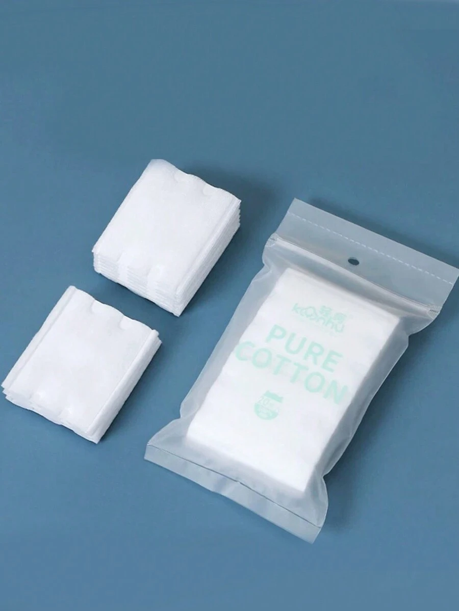 Almohadilla facial de doble cara, almohadilla desmaquillante, compresa facial húmeda, almohadilla de borde grueso para presionar, paquete pequeño, almohadilla portátil en bolsa, adecuada para salón de belleza, maquillador, combinación de cosméticos, camping, viaje de negocios, viaje, vacaciones, hombres, mujeres, novias, regalos, accesorios