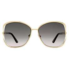 Tom Ford Women's Marta Sunglasses TF1091 28B Gold/Black 62mm - 28b - 查看 2