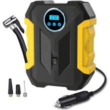 Mini Air Compressor Automatic Multipurpose Portable Digital Tire Inflator Car Bicycle Swimming Pool 150Psi - 迷你壓縮機Ar - 查看 1