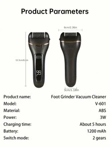 充电式电动去脚老茧机脚部死皮研磨器修脚脚锉去茧器 - 彩色 - 查看 5