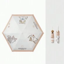 1 Pc Cat Claw Handle Umbrella, Beautiful And Attractive, Suitable For Sun Shading, Rain Protection, Students, Offices, And Travel - Multicolor - View 7