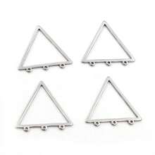 5pcs 316 Stainless Steel Charms Geometry Metal Stamping Blanks DIY Porous Connector Pendant Necklace Earring Accessories