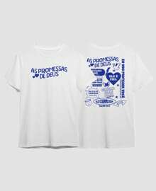 Basic T-Shirt The Promises Of God Evangelical Gospel - trắng - Xem 2