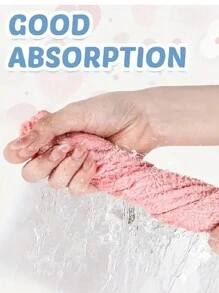 5pcs/10pcs/20pcs/30pcs Random Color Solid Hand Towels (9.4 In*9.4 In), Soft Absorbent Hand Towel For Home, Bathroom, Multi-Purpose Towels For Washing Dishes, Drying Hands Home Bathroom Decor Fall Decor Back To School