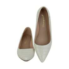 Women's Formal Shoes Scarpin Scarpan Medium High Block Heel Pointed Toe Comfortable Confort - Ref. 9484 - trắng - Xem 4