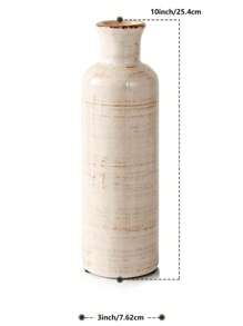 NJCHARMS 3pcs White Ceramic Vase Set, Flower Vase For Farmhouse Boho Home Decorative, Boho Vases For Kitchen, Bedroom, Office, Living Room, Bathroom, Shelf Centerpiece Table Decorations Festival Decoration Gifts Birthday Graduation Room Decor Glass Vase