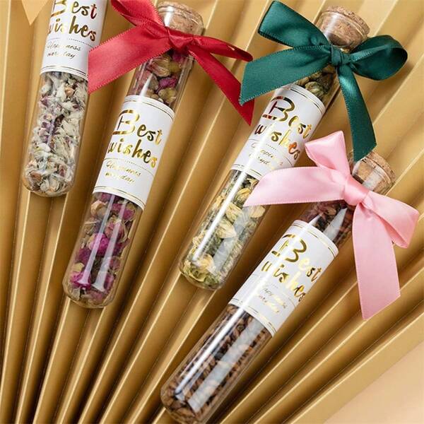 5pcs/10pcs/20pcs Test Tubes, Small Test Tubes For Flowers, Test Tubes With Corks, Guest Gifts, Test Tubes, Plastic