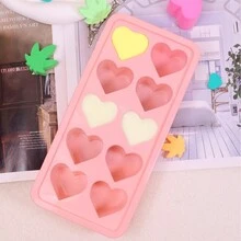 1/2 chiếc Khuôn làm đá viên hình trái tim + hạt cà phê 3D Xà phòng kẹo thạch cao thạch hạt cà phê Khuôn silicon 7 khoang Khay làm đá viên hình trái tim 1 oz, Khuôn silicon cho sô cô la, kẹo, xà phòng Khuôn silicon cho sô cô la, kẹo, xà phòng, khay làm đá viên - Nhiều màu - Xem 7
