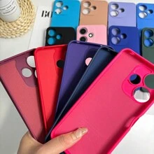 Velvet Skin Feel Phone Case For MI Redmi 13C Note 13 4G/5G Note 13 Pro 4G/5G Note 8 Note 9 A3 9A F5 POCO F5 Pro X5 Pro X6 X6 Pro M6 Pro 4G/5G Premium Quality - 深紫色 - 查看 7