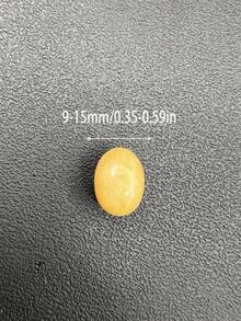 100g Natural Yellow Jade Polished Pebbles, Suitable For Home Decor, Fish Tank And Aquarium Rocks, Fountains, Office Decor, Vase Filler - View 4