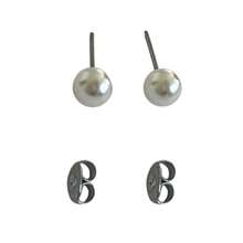 Kit 50 Units Pearl Earrings In Elegant, Resistant Stainless Steel - 銀色 - 查看 1