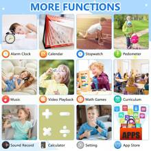 4G GPS Kids Smartwatch, 16GB ROM Children's Mini Cell Phone With Calling SOS Camera, 3-Style Cartoon Straps Life Water Resistant For 3-12 Years Girls Boys Birthday Xmas Gift - 藍色 - 查看 7