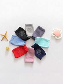 2 双/5 双，随机颜色婴儿护膝袜，幼儿爬行护膝腿部保护套，0-36 个月婴儿腿部保护套，婴儿礼物 - 彩色 - 查看 10