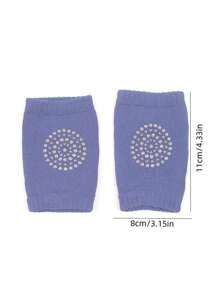 2 双/5 双，随机颜色婴儿护膝袜，幼儿爬行护膝腿部保护套，0-36 个月婴儿腿部保护套，婴儿礼物 - 彩色 - 查看 9