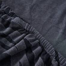 1 pièce Housse de canapé jacquard vague lavable toute saison, universelle et amovible, housse de protection anti-poussière gaufrée, décoration d'intérieur - 1 place : convient pour les canapés de 90-140 cm (35-55 po) de long / 2 places : convient pour les canapés de 145-185 cm (57-73 po) de long / 3 places : convient pour les canapés de 190-230 cm (74-90 po) de long / 4 places : convient pour les canapés de 235-300 cm (92-118 po) de long