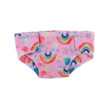Set de 5 pañales para muñecas reutilizables, adecuados para muñecas de 12 a 15 pulgadas y de 16 a 18 pulgadas, traje de pañal de muñeca de colores (muñecas no incluidas, colocación de patrones al azar), Cry Babies, muñecas de 12 pulgadas, muñecas de niños, ropa de muñeca bebé, accesorios de muñeca bebé, muñeca bebé, Cry Baby, accesorios de muñeca bebé, pañales