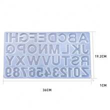 Alphabet Letters Silicone Mold For Resin Crafts Products - 字母形狀矽膠模具 - 查看 8