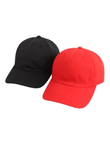2pcs Women Simple Fashion Baseball Cap, Seasonal Festival Sun Hat, Adjustable Couple Daily Travel Outdoor Casual Sports Cap Halloween