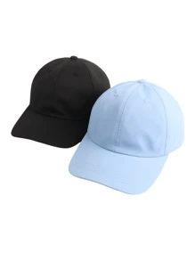 2pcs Women Simple Fashion Baseball Cap, Seasonal Festival Sun Hat, Adjustable Couple Daily Travel Outdoor Casual Sports Cap Halloween