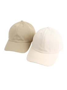 2pcs Women Simple Fashion Baseball Cap, Seasonal Festival Sun Hat, Adjustable Couple Daily Travel Outdoor Casual Sports Cap Halloween