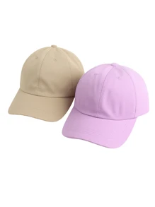 2pcs Women Simple Fashion Baseball Cap, Seasonal Festival Sun Hat, Adjustable Couple Daily Travel Outdoor Casual Sports Cap Halloween